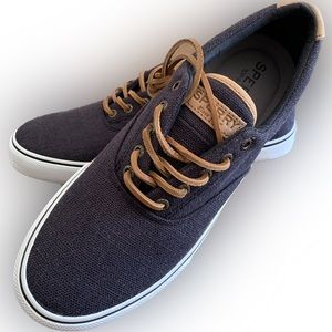 Sperry Striper II CVO canvas navy blue men’s shoes new without tags